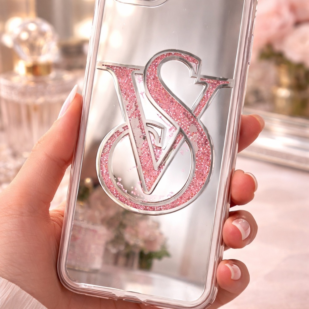 Y2K vintage Mirror Glitter Victoria's Secret iPhone 6 Case NIB
